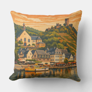Almofada Arte de Viagem Vintage Beilstein