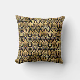 Almofada Arte Deco Floral Glam Dourado