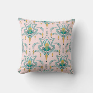 Almofada Arte deco moderno ornamento gráfico padrão. Abst
