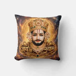 Almofada Arte Devocional Jai Shri Khatu Shyam Ji