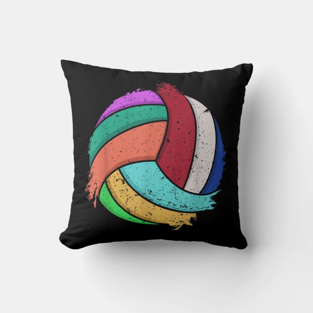 Almofada Arte Diversão De Voleibol Para Meninas Voleibol Fe (Frente)