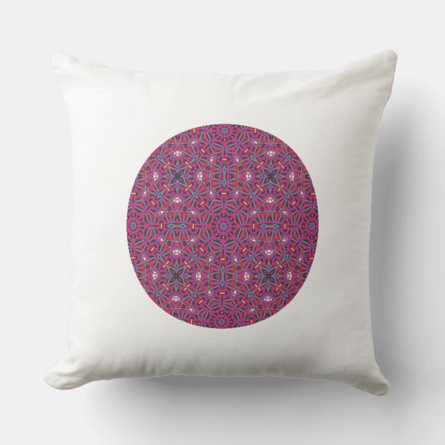 Almofada Arte do caleidoscópio do volume nove (Frente)