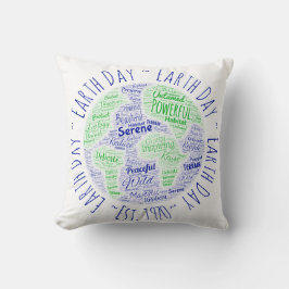 Almofada Arte do Dia da Terra