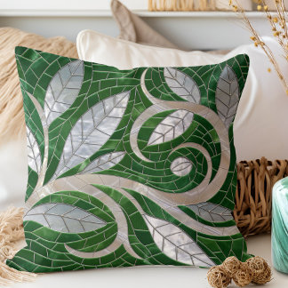 Almofada Arte do Mosaico Oriental Flourish