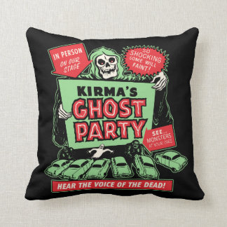 Almofada Arte do poster de Spookshow do vintage - partido