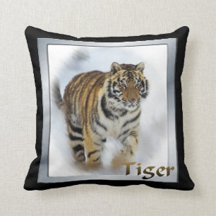 Almofada Arte dos amantes do tigre
