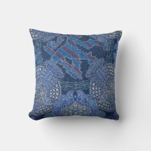 Almofada Arte em Mosaico Ornamentado Azul, Alemanha