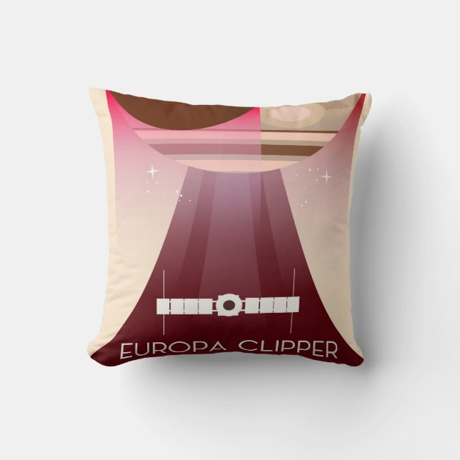 Almofada Arte Espacial Europa Clipper (Frente)