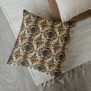 Almofada Arte Étnica Tribal Padrão Vintage Indígena America