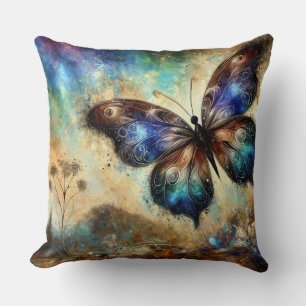 Almofada Arte Fantasia da Borboleta Cósmica