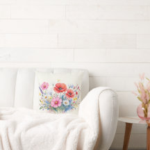 Arte Floral de Buquê de Prado de Flores Silvestres