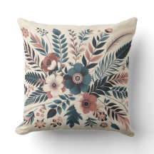 Arte floral de creme botânico moderno