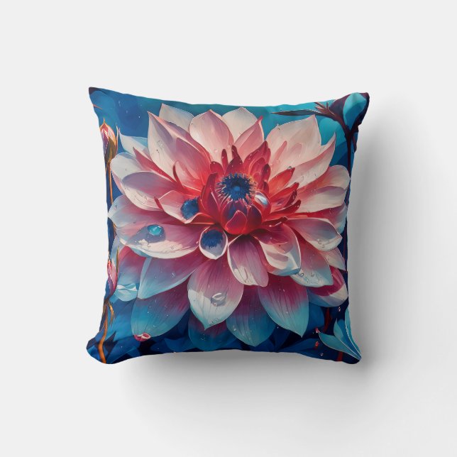 Almofada Arte Floral Deslumbrante (Frente)