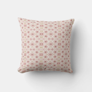 Almofada Arte Floral em Aquarela Rosa Suave