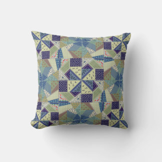 Almofada Arte Folclórica Polonesa-Colcha de Retalhos-Aparên
