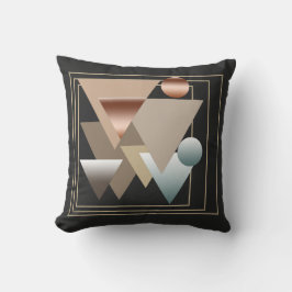 Almofada Arte futurista geométrica abstrato moderna