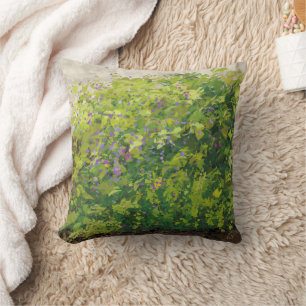 Almofada Arte Gráfica de Pintura Floral em Aquarela Bonita