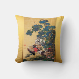 Almofada Arte japonesa Pillow1 do ano novo 2017 chineses do
