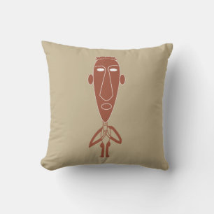Almofada Arte moderna africana abstrata