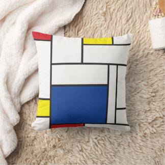 Almofada Arte Moderna De Stijl Geométrica Minimalista Mondr