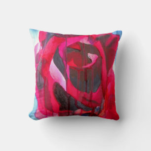 Almofada Arte moderna do original do rosa de Etoile de