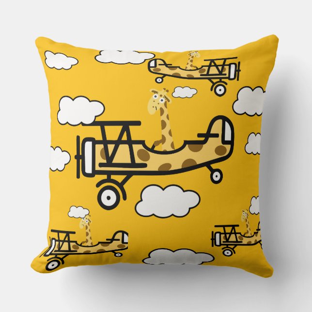 Almofada Arte na serra de Piloto Animal (Frente)