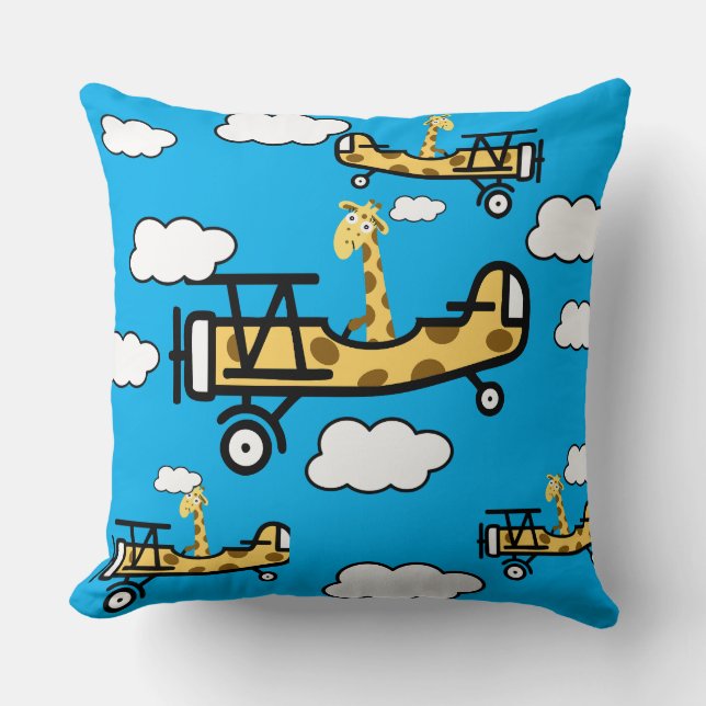 Almofada Arte na serra de Piloto Animal (Frente)