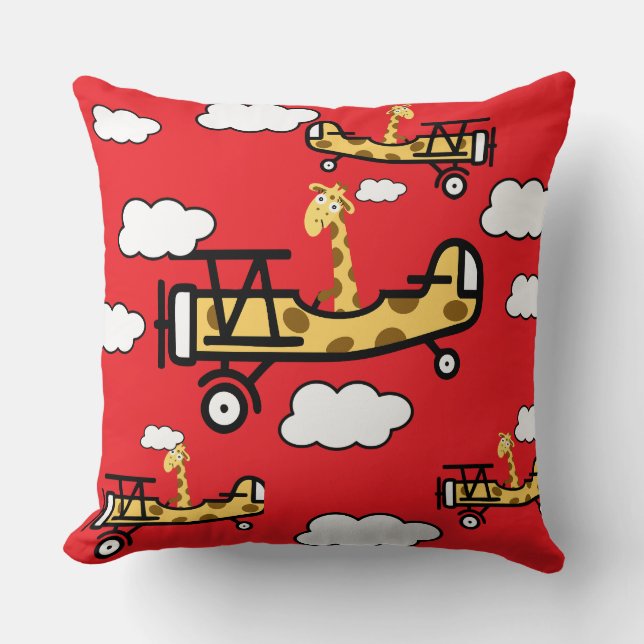 Almofada Arte na serra de Piloto Animal (Frente)