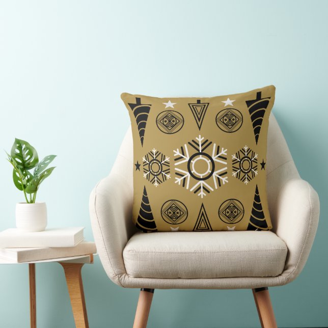 Almofada Arte Nouveau Decoração de Natal (Cadeira)