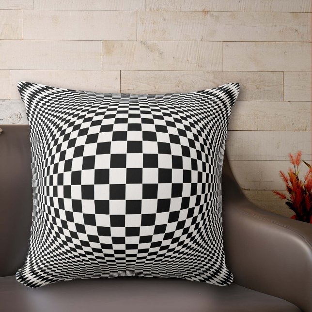 Almofada Arte Op (Op Art Throw Pillow)