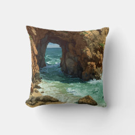 Almofada Arte pixel caverna oceânica