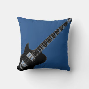 Almofada Arte Pop Azul-Guitarra