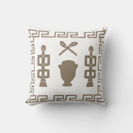 Almofada Arte tribal abstrato africana