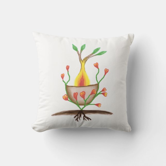 Almofada Arte Vegetal Infantil (Frente)