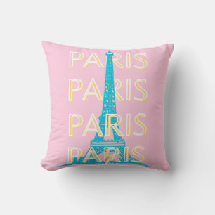 Almofada Arte Viagem de Paris, Arte Viagem, Pré-Disquete, R
