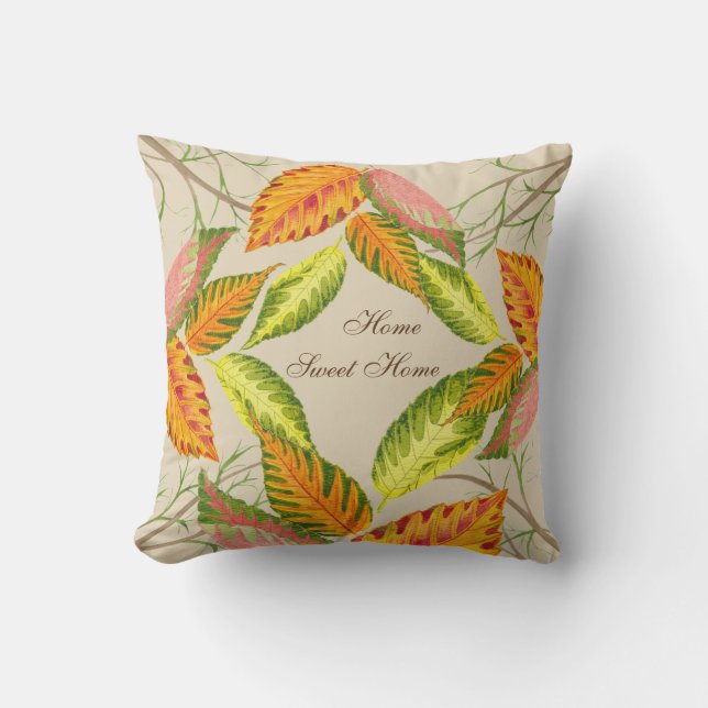 Almofada Arty Autumn em um Travesseiro (III) (Frente)