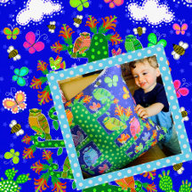 Árvore Cactus da Vida com Corujas e Pássaros