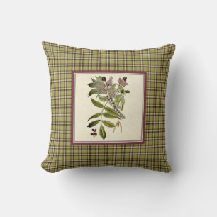 Almofada Árvore de Cinzas Vintage com Travesseiro decorativ