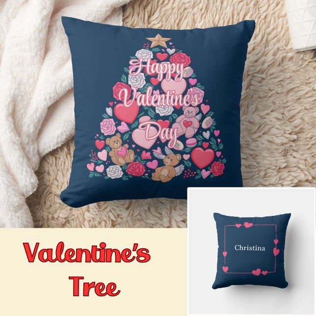 Almofada Árvore de Dia de os namorados cômoda (Criador carregado)