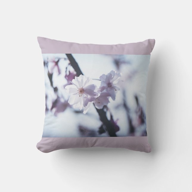 Almofada árvore de floração primavera (Frente)