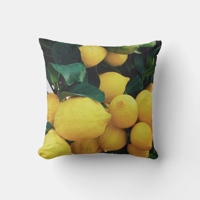 Almofada Árvore de fruta de limão (Frente)