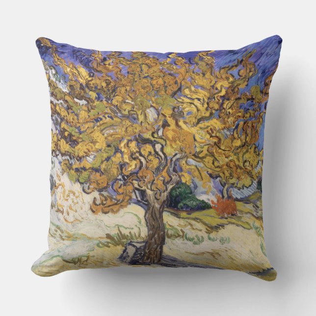 Almofada Árvore de Mulberry de Vincent van Gogh |, 1889 (Frente)