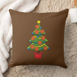 Almofada Árvore de Natal de basquetebol