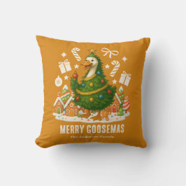 Almofada Árvore de Natal de Ganso Festivo | Comemorações