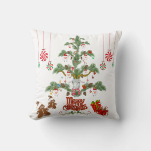 Almofada Árvore de Natal de Ovina Feliz