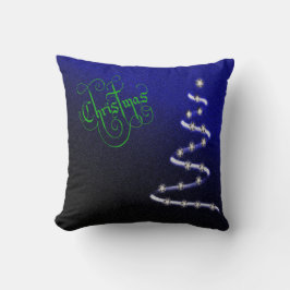 Almofada Árvore de Natal e Estrelas -