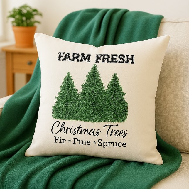 Almofada Árvore de Natal Fresca da Fazenda Enfeite de Natal (Criador carregado)