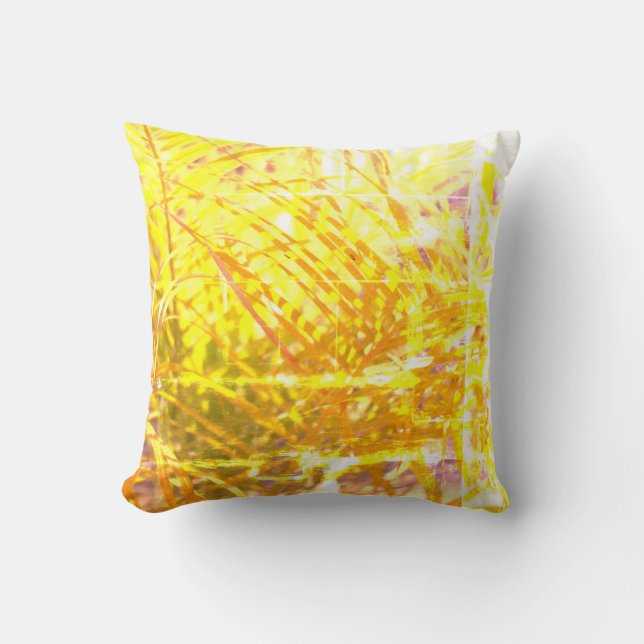 Almofada Árvore de Palma de Ouro Sunny Deixa Cushion (Frente)