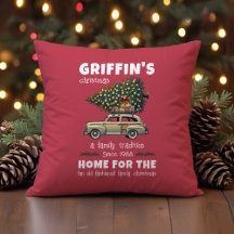 Árvore Engraçada no Natal da Família Vermelha do C