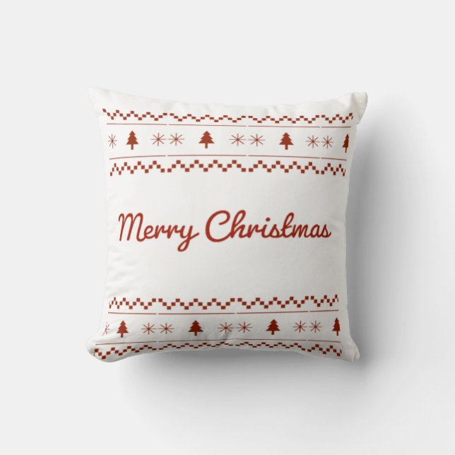 Almofada Árvore Feliz de Natal (Frente)